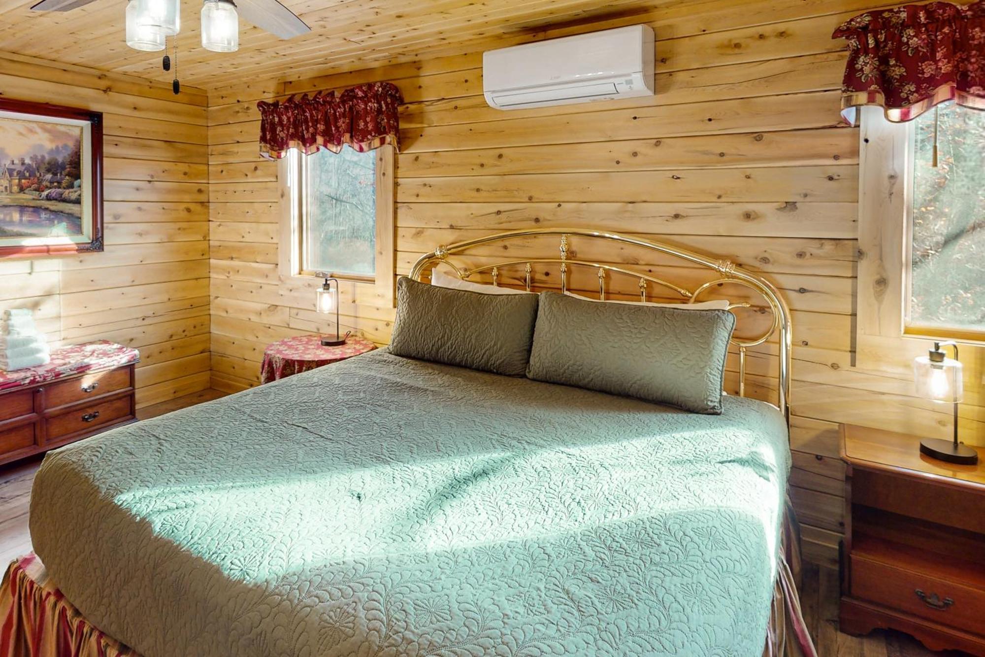 Blackbear Log Cabin Morrisville Exteriér fotografie