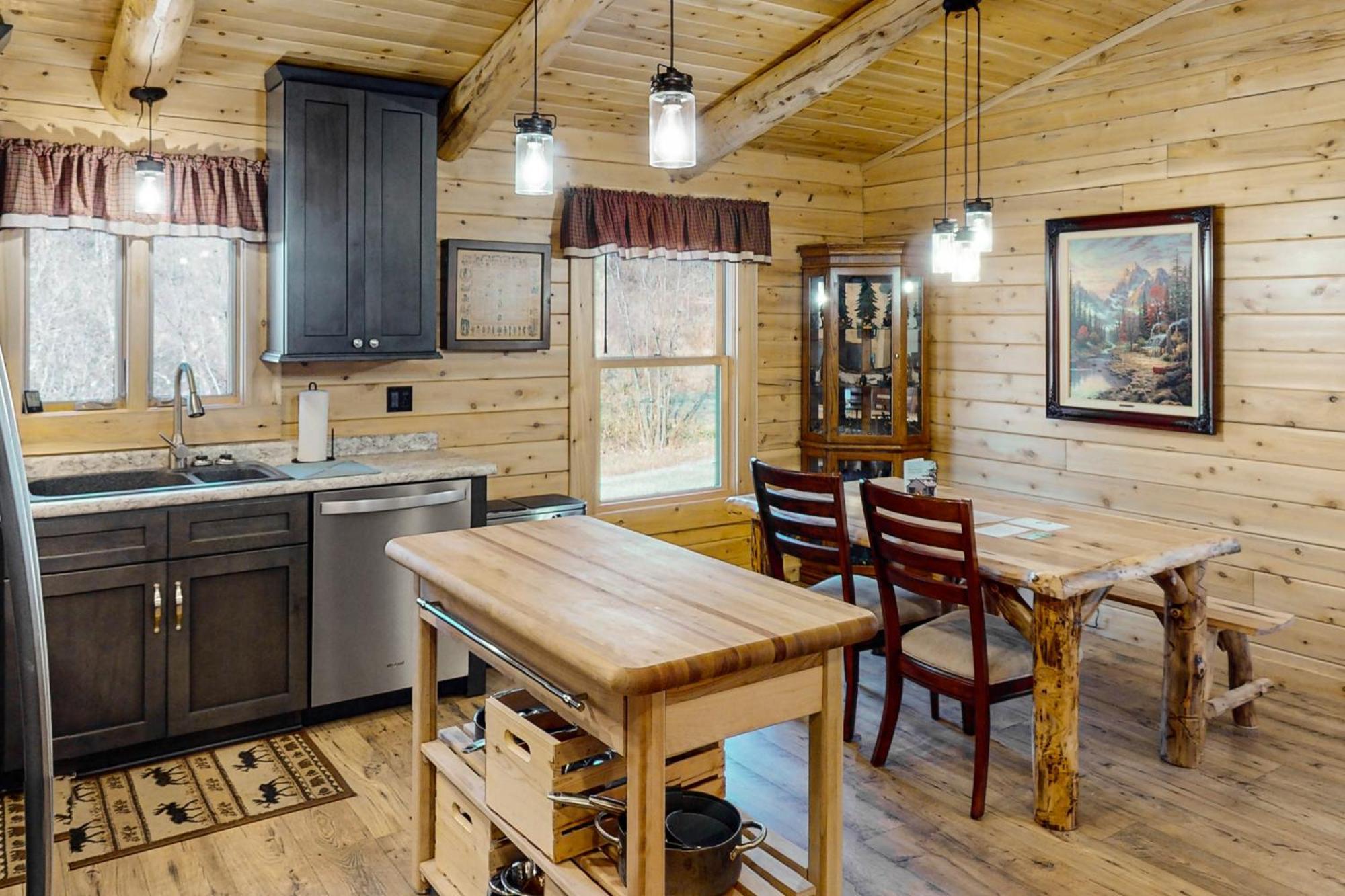Blackbear Log Cabin Morrisville Exteriér fotografie
